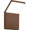 Ideal Lux - LED vanjska zidna svjetiljka STYLE LED/8,5W/230V 3000K CRI 90 IP54 smeđa